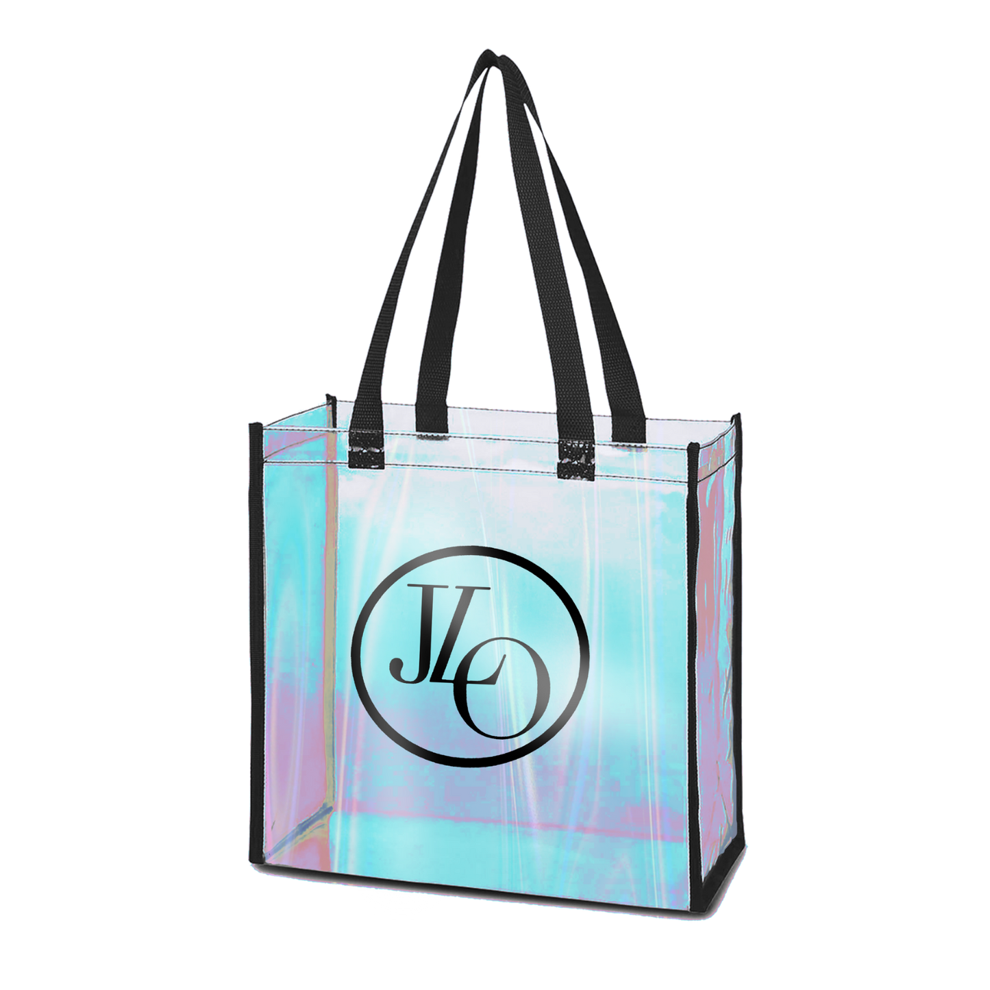 JLo Circle Logo Iridescent Tote Bag