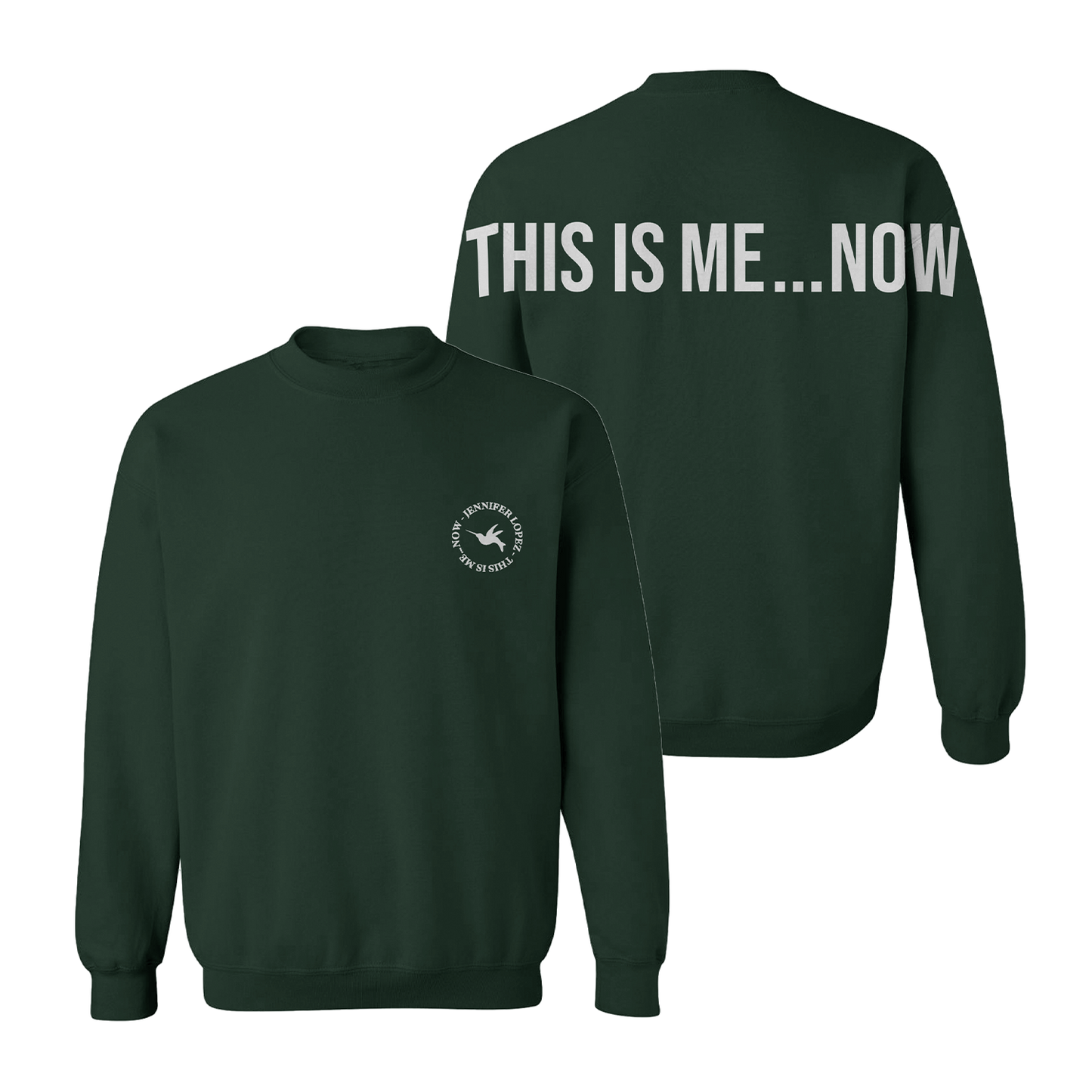 This Is Me...Now Green Crewneck
