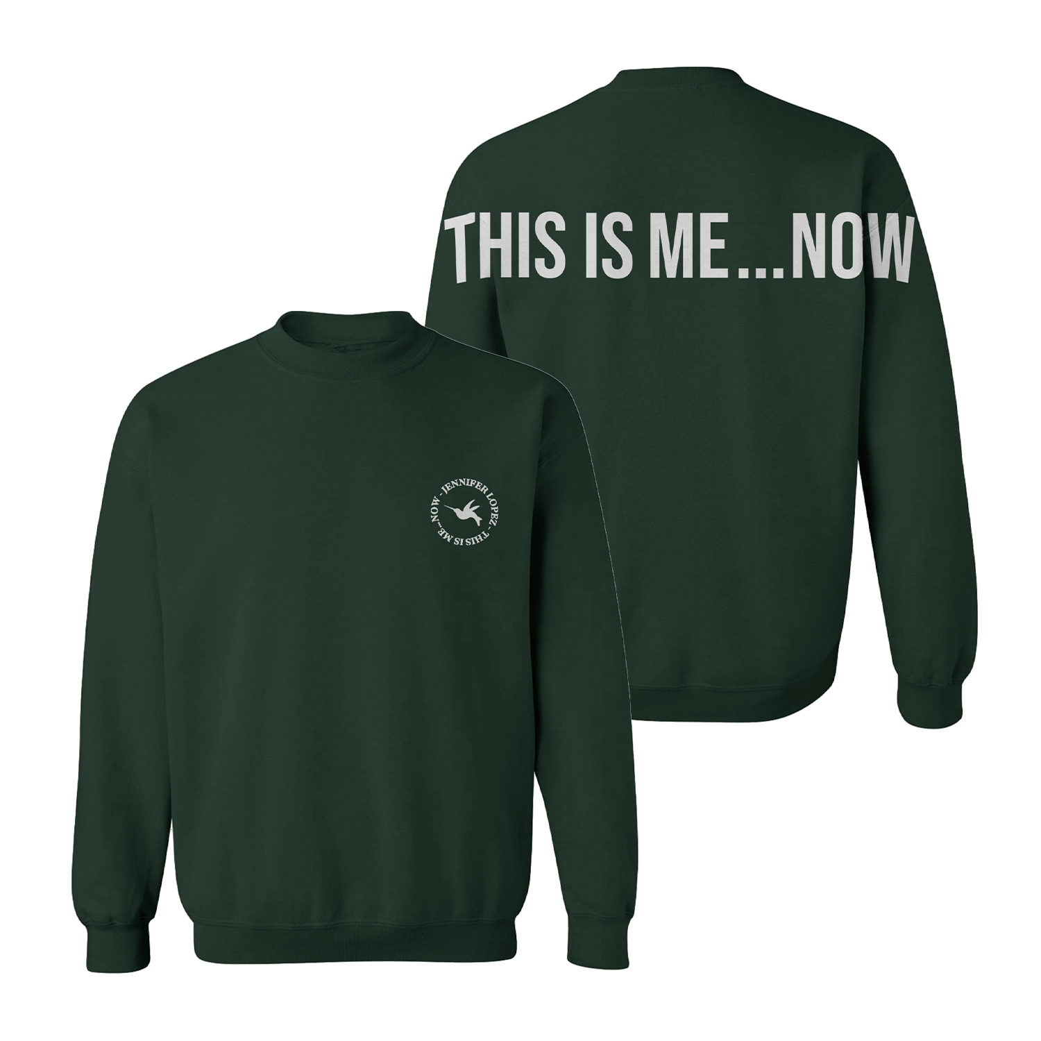 This Is Me...Now Green Crewneck