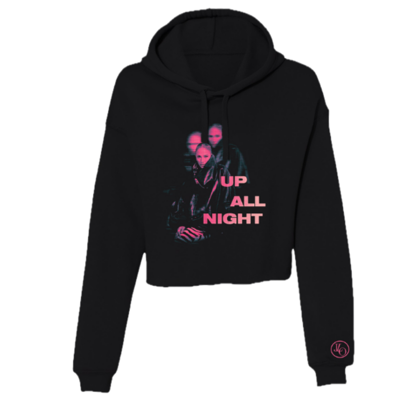 Up All Night Women's Crop Hoodie