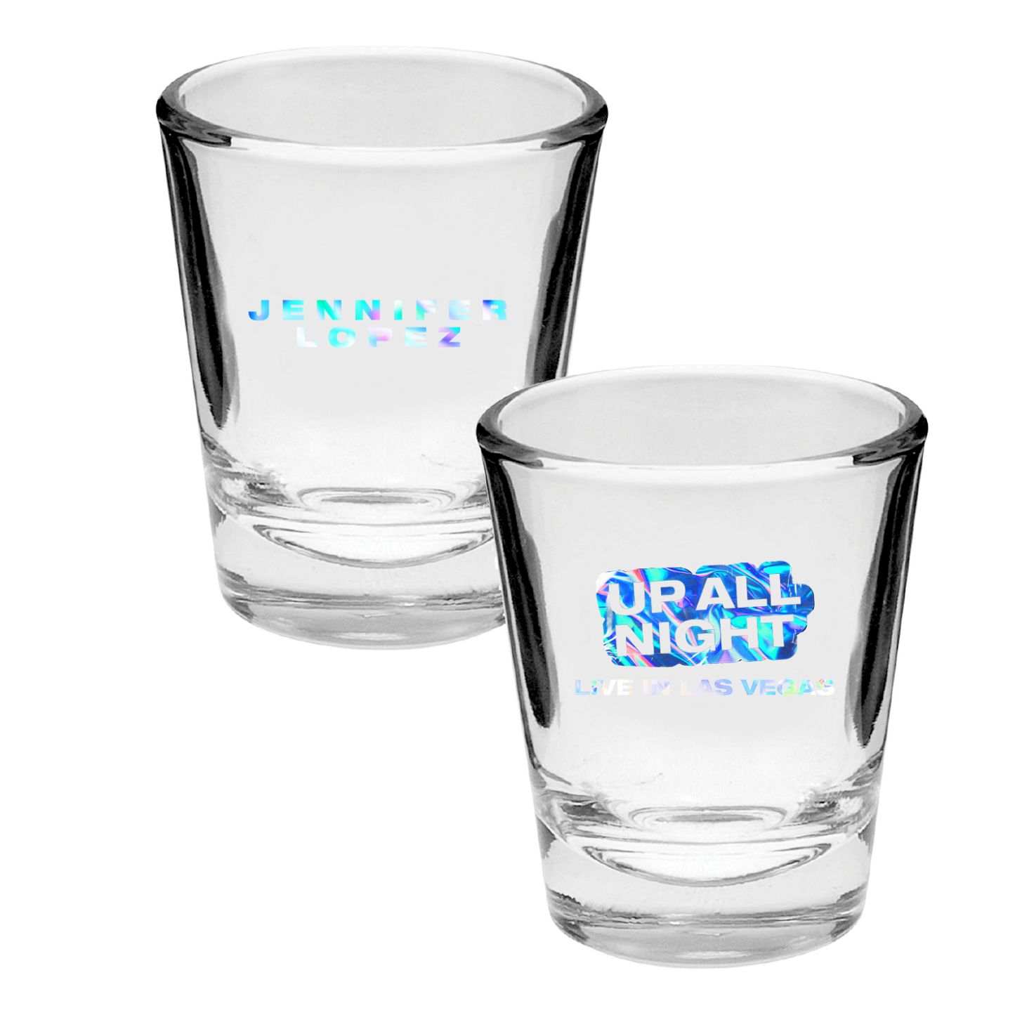 Up All Night Shot Glass