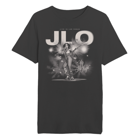 Up All Night Black & White Photo Tee