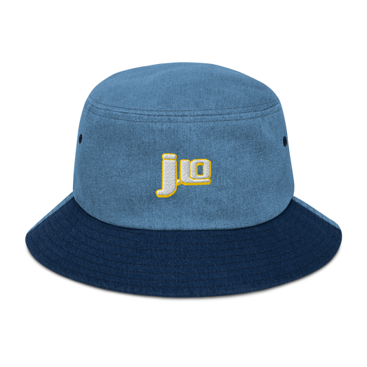 J.Lo Denim Patchwork Bucket Hat
